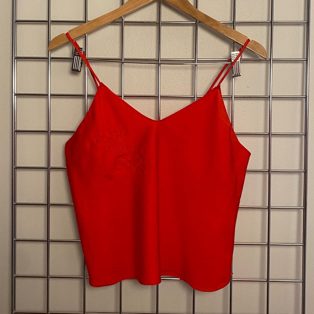 Vintage Tessie embroidered cami